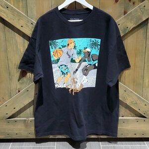 BLACK GRAPHIC TSHIRT LOS ANGELES WHITE MEN CANT JUMP MOVIE SIZE XXL